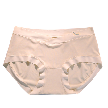 Γυναικείο εσώρουχο εγκύου από βαμβάκι, αναπνεύσιμο χαμηλής μέσης, επένδυση καβάλου από βαμβάκι, 90-95% βαμβάκι