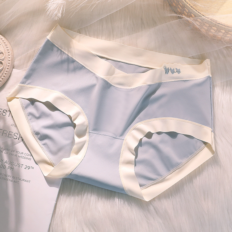 Γυναικείο εσώρουχο εγκύου από βαμβάκι, αναπνεύσιμο χαμηλής μέσης, επένδυση καβάλου από βαμβάκι, 90-95% βαμβάκι