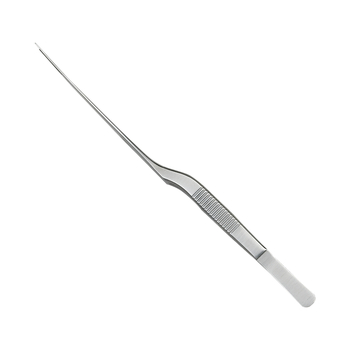 Nerezové oceľové pinzety na čistenie uší s dizajnom pištoľového ohybu, protišmyková rukoväť a zubovité špičky — na odstránenie ušného mazu a cudzieho predmetu, Little Plum