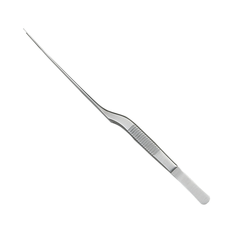 Nerezové oceľové pinzety na čistenie uší s dizajnom pištoľového ohybu, protišmyková rukoväť a zubovité špičky — na odstránenie ušného mazu a cudzieho predmetu, Little Plum