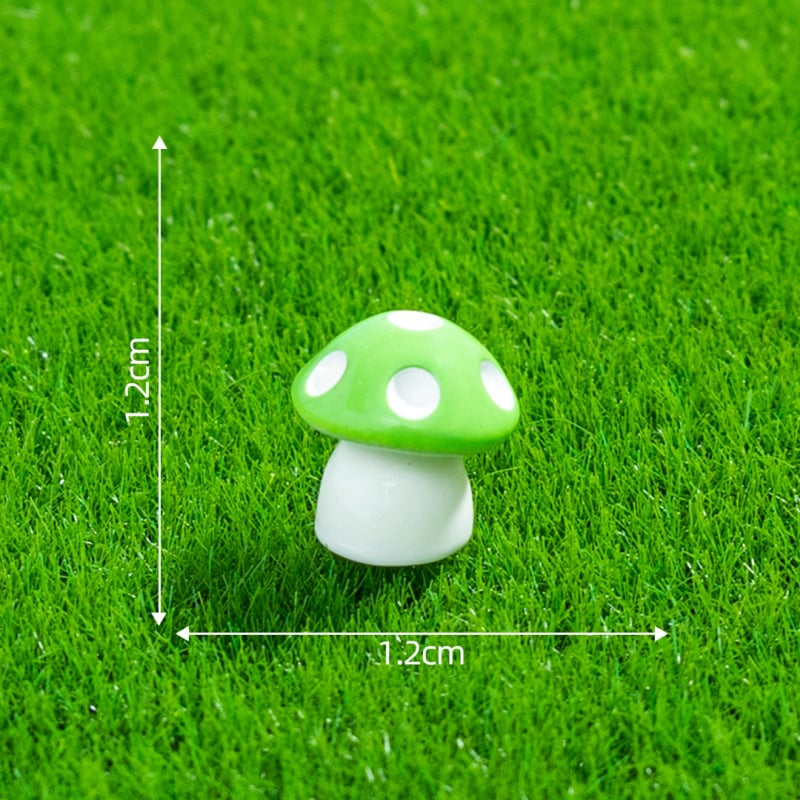 Смолени мини пейзажи с гъби и мъх – карикатурни растителни фигури за DIY бутилка