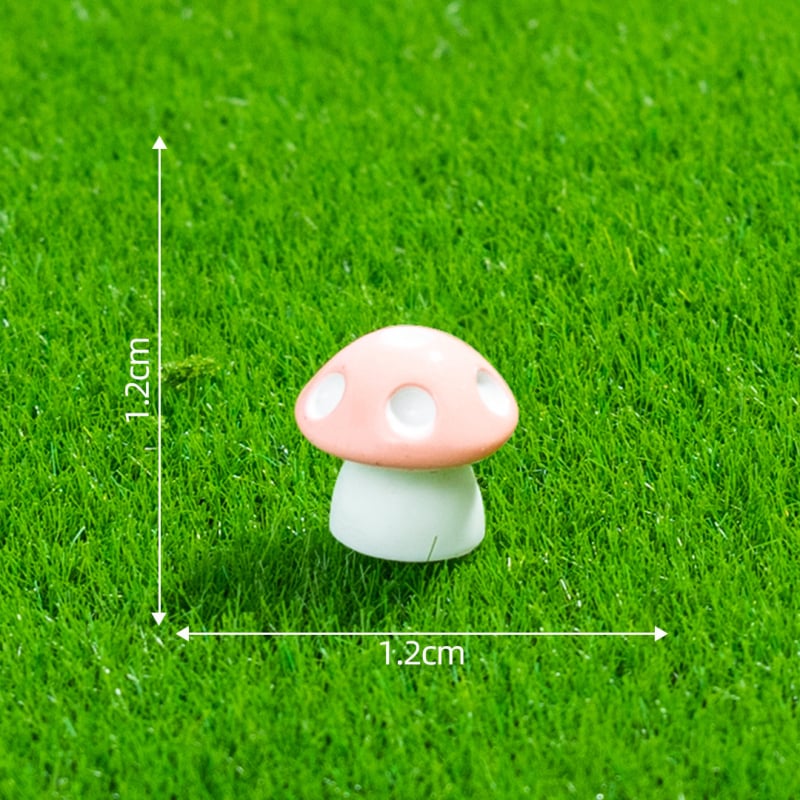 Смолени мини пейзажи с гъби и мъх – карикатурни растителни фигури за DIY бутилка