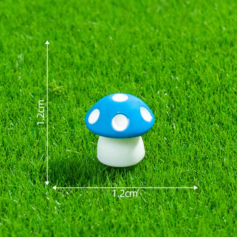 Смолени мини пейзажи с гъби и мъх – карикатурни растителни фигури за DIY бутилка