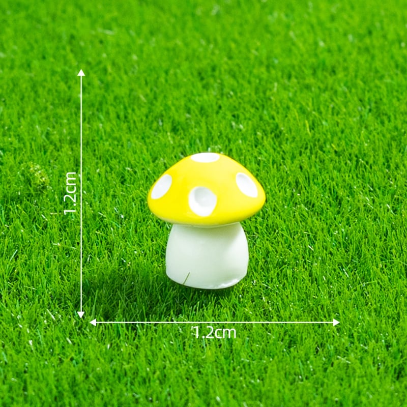 Смолени мини пейзажи с гъби и мъх – карикатурни растителни фигури за DIY бутилка