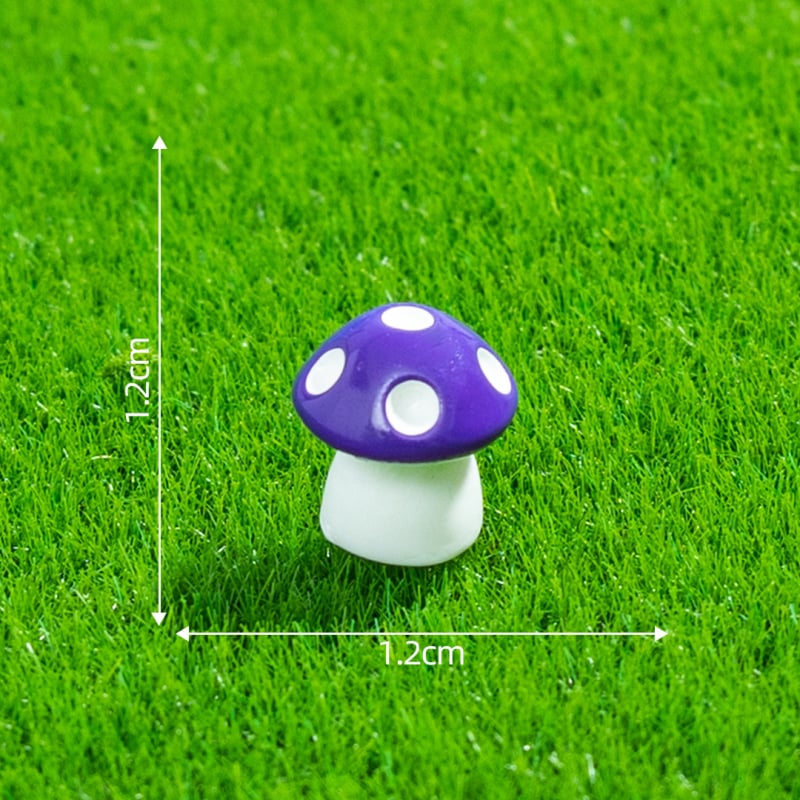 Смолени мини пейзажи с гъби и мъх – карикатурни растителни фигури за DIY бутилка