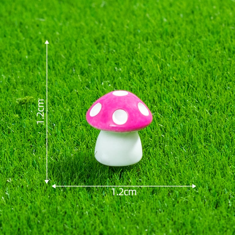 Смолени мини пейзажи с гъби и мъх – карикатурни растителни фигури за DIY бутилка