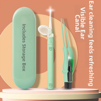 Svietiaca detská lyžička na uši so svetlom, viditeľná a odnímateľná pomôcka na čistenie uší