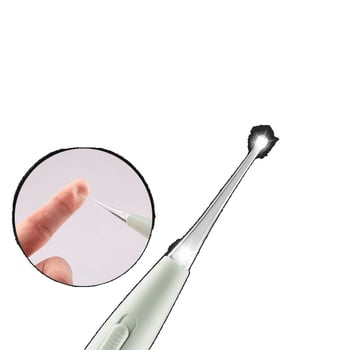 Svietiaca detská lyžička na uši so svetlom, viditeľná a odnímateľná pomôcka na čistenie uší