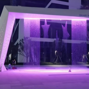 Yuehong Интерактивна дигитална водна завеса със сензор, водна стена и моделно пръскане (код: Yhzs-19)