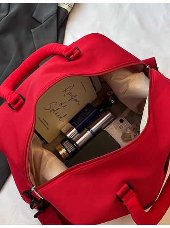 Чанта за ръчен багаж 20–35L, водонепроницаема и разширяваща се, с отделяща се телескопична дръжка, нейлонова материя, полиестерна подплата, унисекс дизайн