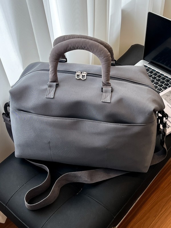 Чанта за ръчен багаж 20–35L, водонепроницаема и разширяваща се, с отделяща се телескопична дръжка, нейлонова материя, полиестерна подплата, унисекс дизайн