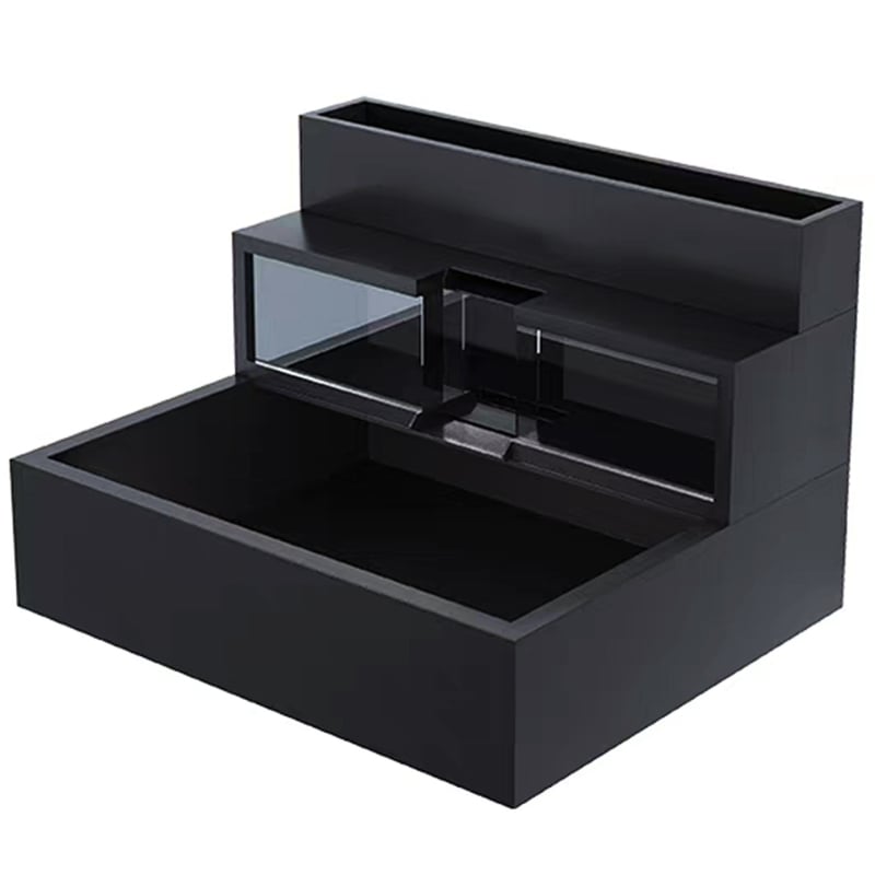 Fontana s jednim otvorom — nehrđajući čeli kutija za cvijeće s tekućom vodom, vanjski kružni vodeni element, marka 304a