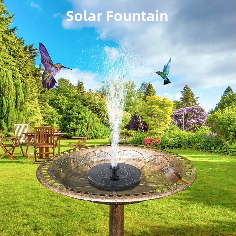 Външен фонтан от смола със моделно пръскане