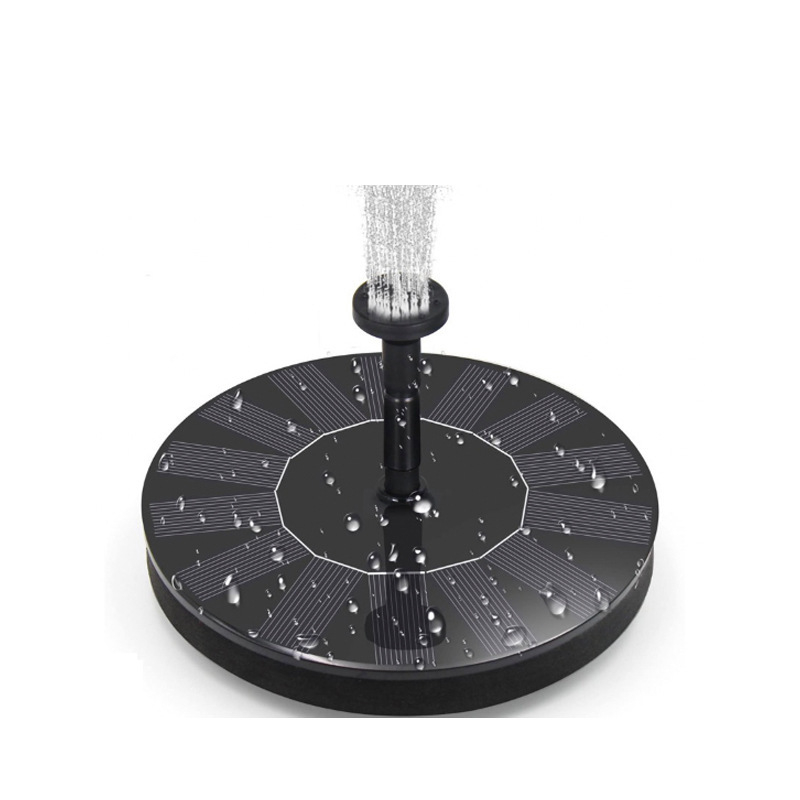 Слънчев фонтан за външни водни пейзажи, кръгъл плаващ фонтан, помпа за фонтан и воден светлинен ефект