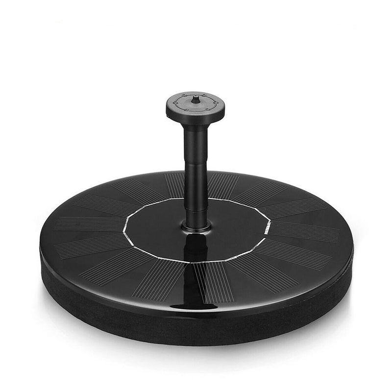 Соларен градински фонтан с плаващ дизайн и пръскане по модел