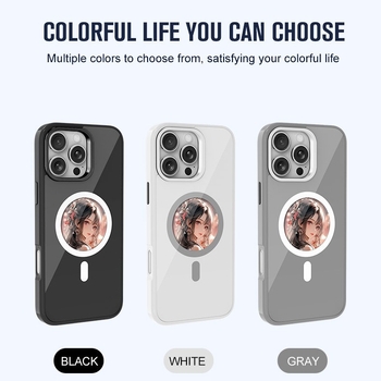 Carcasă TPU pentru Apple iPhone 13-17 serie, cu ecran NFC E-Ink și proiecție HD, finisaj prin prelucrare, suport pentru personalizare
