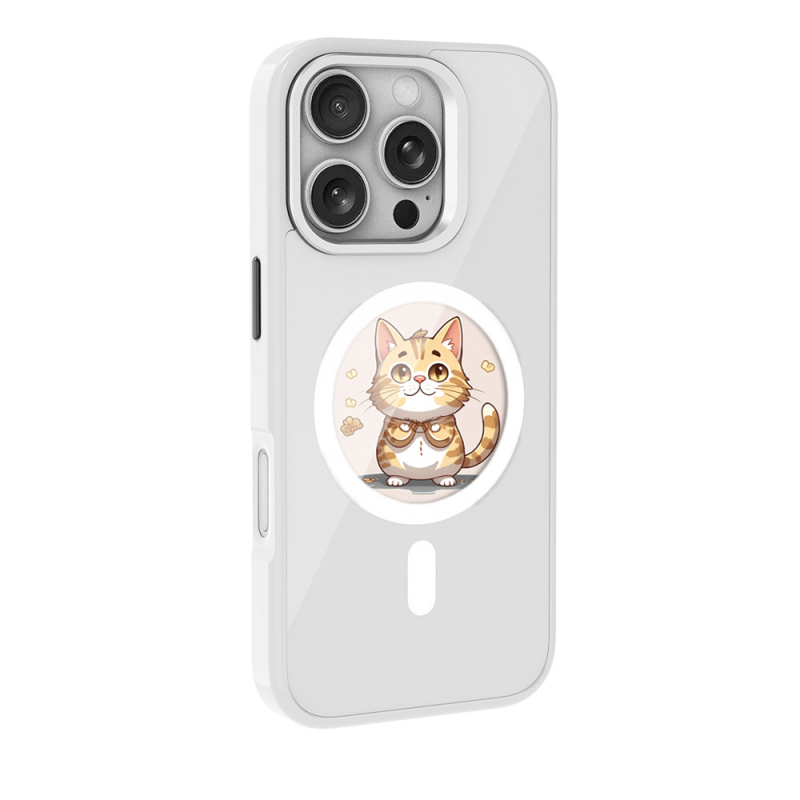 Carcasă TPU pentru Apple iPhone 13-17 serie, cu ecran NFC E-Ink și proiecție HD, finisaj prin prelucrare, suport pentru personalizare