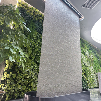 Вътрешна водна завеса от 304 неръждаема стомана с метална мрежа, стенно пръскане, воден фонтан