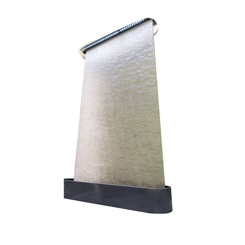 Вътрешна водна завеса от 304 неръждаема стомана с метална мрежа, стенно пръскане, воден фонтан