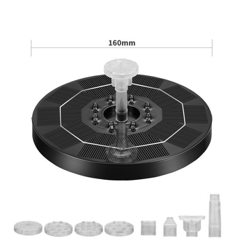 Плаващ фонтан за птици с комбиниран воден пръскане