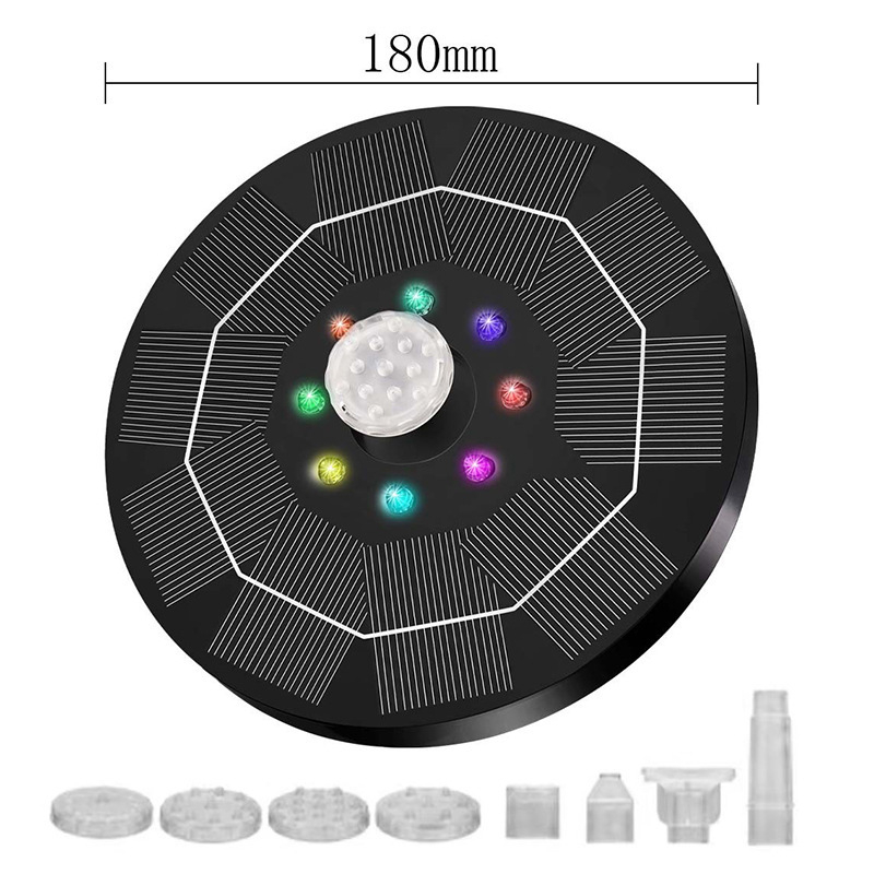 Плаващ фонтан за птици с комбиниран воден пръскане