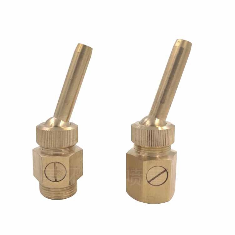 Програмирана дюза за фонтан — месингова, с клапан, универсална директна струя, чиста струя, марка Meihuan