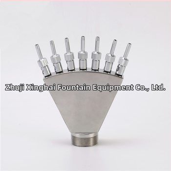 Дюза за фонтани от неръждаема стомана с опашка на феникс и струя във форма на паун за водни пейзажи, дворове и паркове