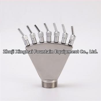 Дюза за фонтани от неръждаема стомана с опашка на феникс и струя във форма на паун за водни пейзажи, дворове и паркове