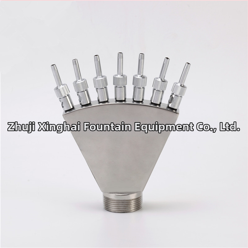 Дюза за фонтани от неръждаема стомана с опашка на феникс и струя във форма на паун за водни пейзажи, дворове и паркове