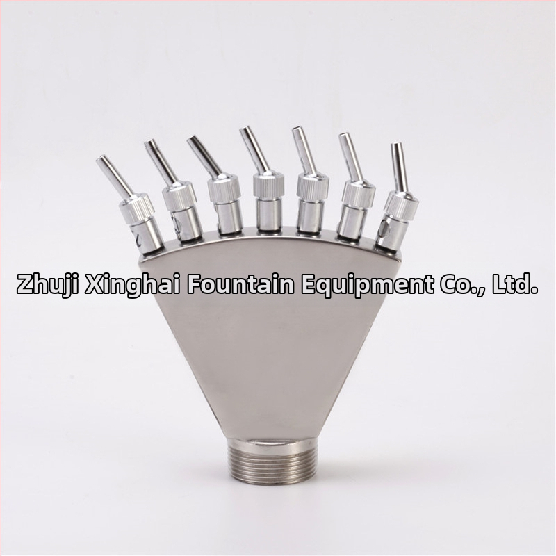 Дюза за фонтани от неръждаема стомана с опашка на феникс и струя във форма на паун за водни пейзажи, дворове и паркове