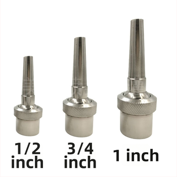 Дюза за фонтан от неръждаема стомана, универсална, директна, модел 1/2, марка Meihuan, приложение: ландшафт, парк, вътрешен и външен двор