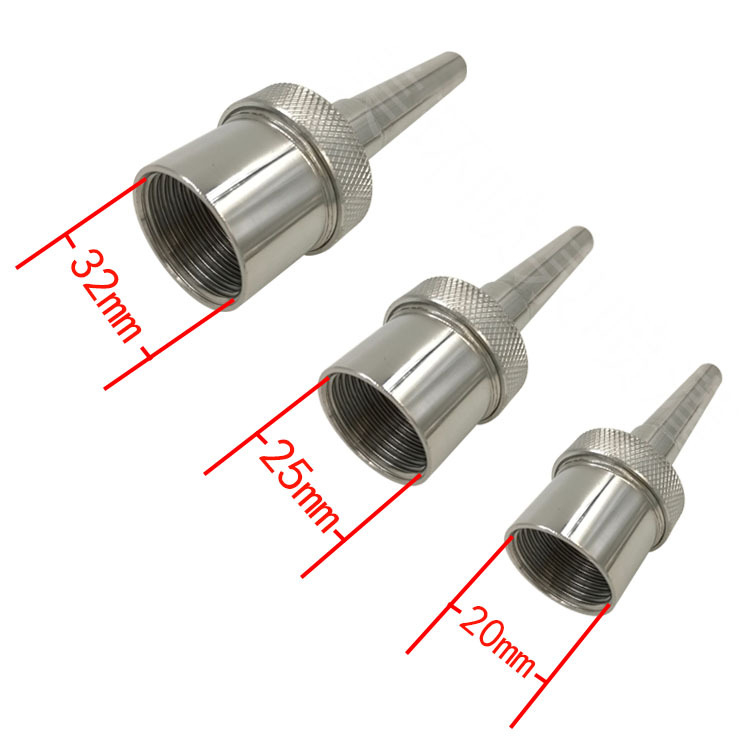 Дюза за фонтан от неръждаема стомана, универсална, директна, модел 1/2, марка Meihuan, приложение: ландшафт, парк, вътрешен и външен двор