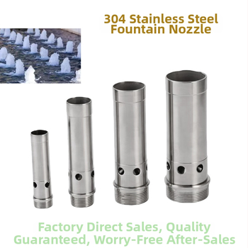 Haiyan 304 неръждаема стомана Сопло за фонтан с балонно пръскане за дворни алпийски композиции, площади и водни съоръжения