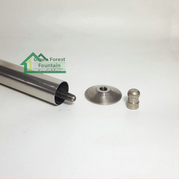 Ландшафтна дюза за фонтани, неръждаема стомана 304, удължена полусферична дюза за фонтан, вътрешна резба, 20°C, 2 бара, вода