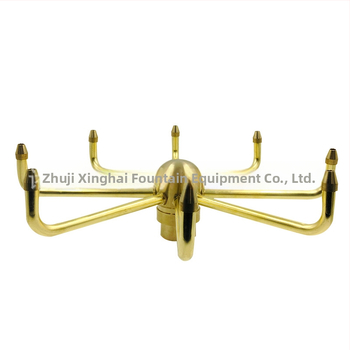 Xinghai месингова дюза с 8 отвора Crab Claw Orchid Nozzle за фонтан