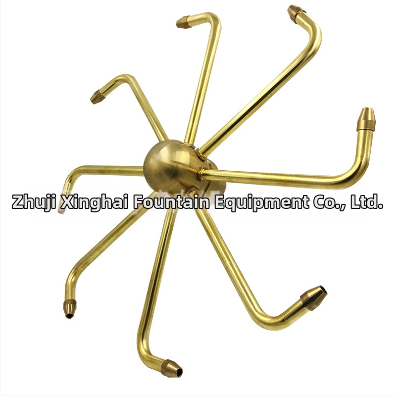 Xinghai месингова дюза с 8 отвора Crab Claw Orchid Nozzle за фонтан