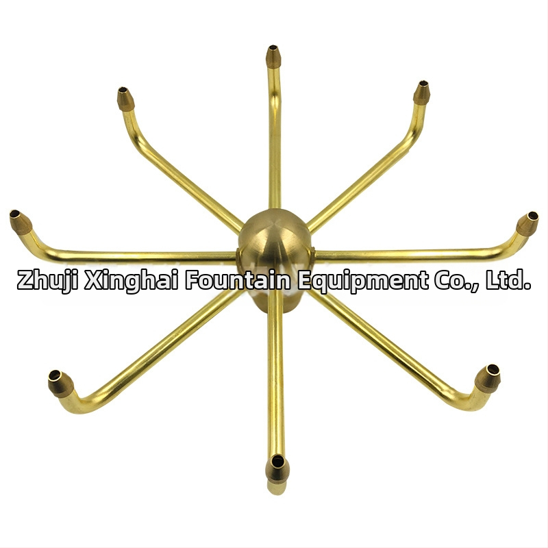 Xinghai месингова дюза с 8 отвора Crab Claw Orchid Nozzle за фонтан