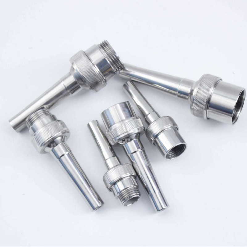 Фонтанна дюза от 304 неръждаема стомана, външна резба, усилена, универсална за DC помпи – подходяща за фонтани и ландшафтни водни елементи