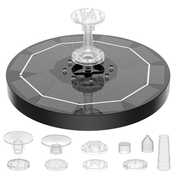 Fântână de lumină alimentată cu energie solară, formă circulară, pulverizare combinată, brand SY