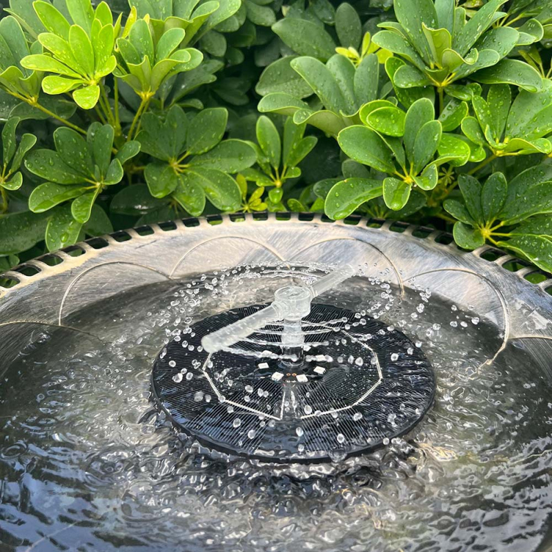 Fântână de lumină alimentată cu energie solară, formă circulară, pulverizare combinată, brand SY