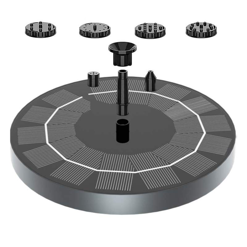 Fântână de lumină alimentată cu energie solară, formă circulară, pulverizare combinată, brand SY