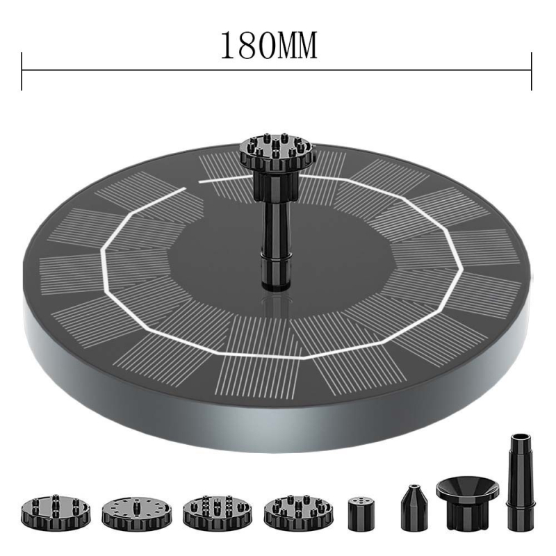Fântână de lumină alimentată cu energie solară, formă circulară, pulverizare combinată, brand SY