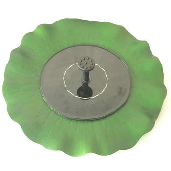 Pompă solară pentru fântână cu frunză de lotus – pulverizare combinată, Zihuang, 7-12V