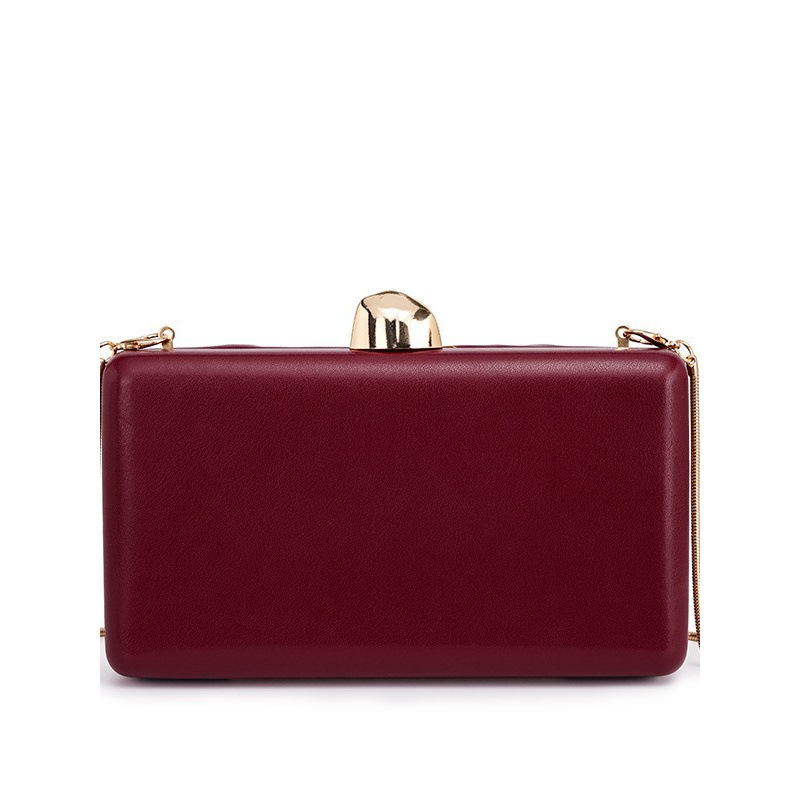 PU kutija crossbody večernja torbica za žene, s pretincom za telefon, kopčom za zaključavanje, poliester podstava