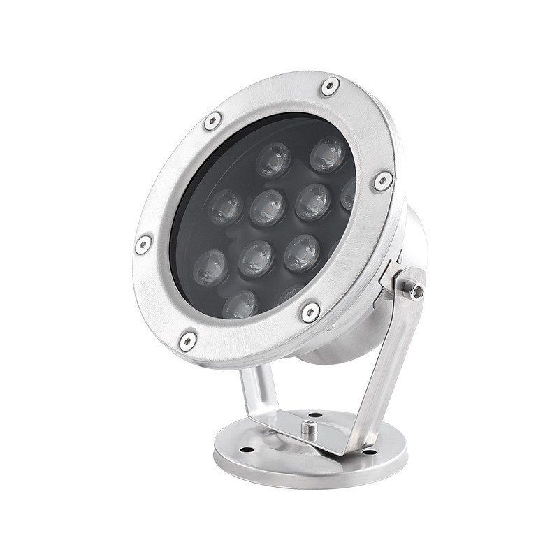 Podvodna LED svjetiljka za bazene i vodne pejzaže, 24V, 18 LED, IP68, 3000K topla bijela, OSRAM