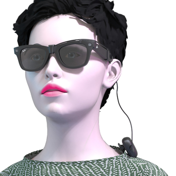 Φορητή πηγή ενέργειας για τα Meta Ray-Ban Smart Glasses με USB-C διασύνδεση, ABS σώμα, MR002, 67 g