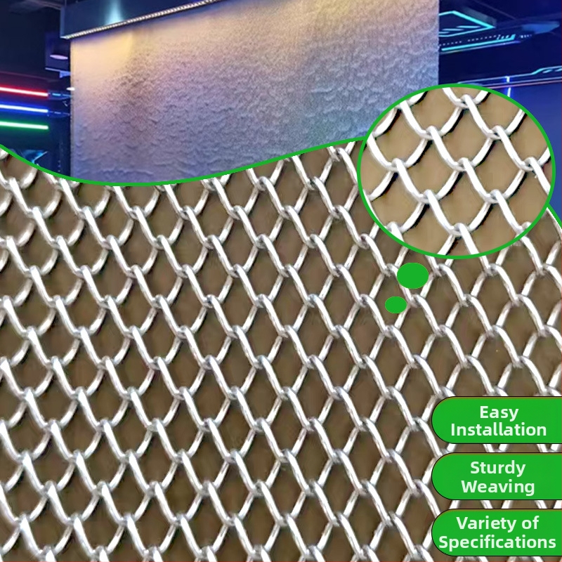 Cortină de apă din plasă din oțel inoxidabil, flux CNC, injecție directă cu o singură gaură