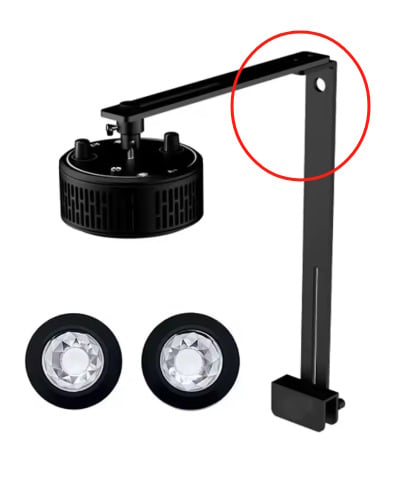 A+ LED lampa za korale A7S – treća generacija, puni spektar, Wi‑Fi daljinsko upravljanje za morski akvarij