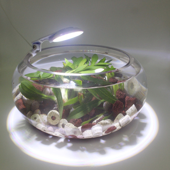 LED klips lampica za akvarij, vodootporno kućište ABS, snaga 6W/8W, za osvjetljenje akvarija i dizajn podvodnih biljaka