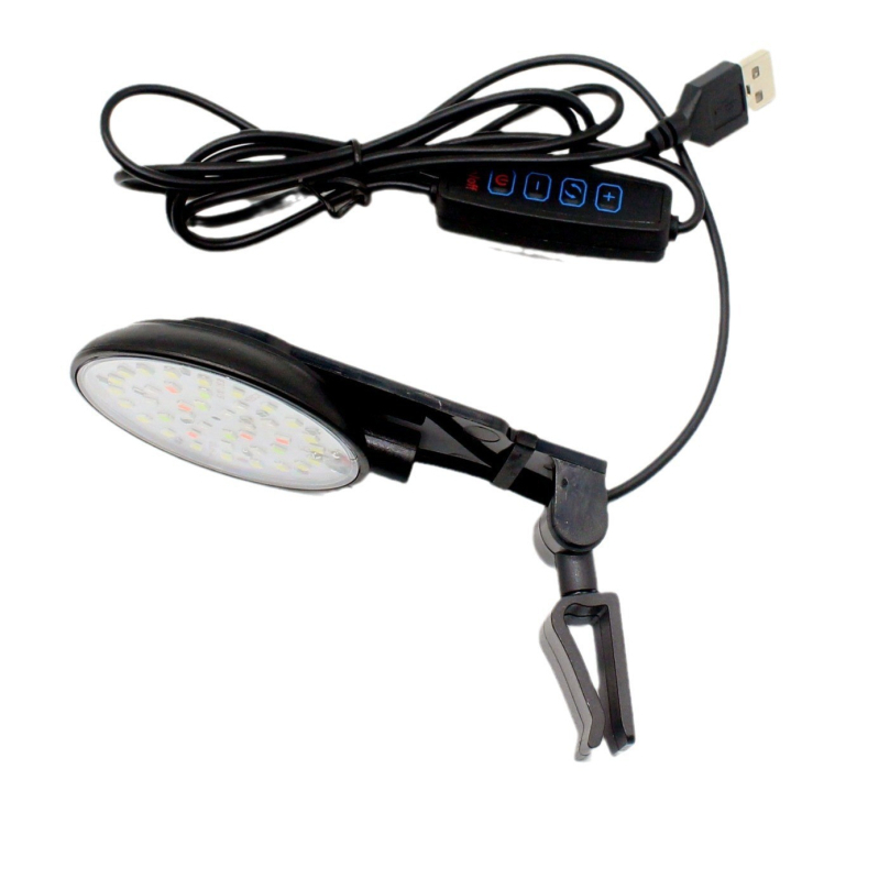 LED klips lampica za akvarij, vodootporno kućište ABS, snaga 6W/8W, za osvjetljenje akvarija i dizajn podvodnih biljaka